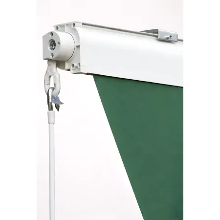 Tenda da Sole a Caduta 250x250 Verde con Bracci Cassonata da Esterno