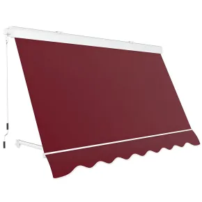 Tenda da Sole a Caduta 250x250 Rosso Ferrara Bracci Cassonata Esterno