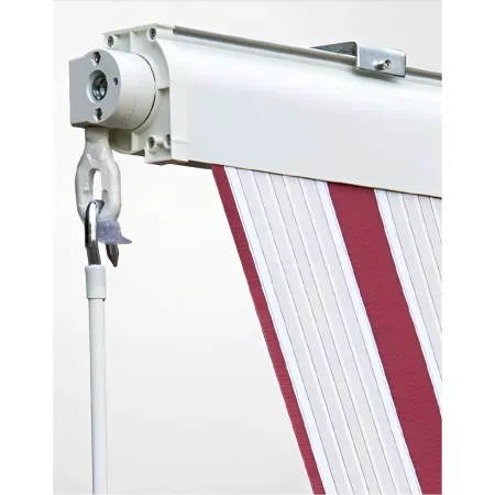 Tenda da Sole 250x250 Riga Rossa Cassonata a Caduta Bracci Balcone
