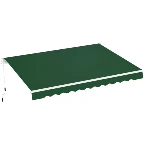 Tenda da Sole Verde 300x200 Barra Quadra Inclinazione Regolabile