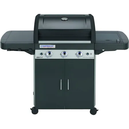 Barbecue Dual Gas Metano GPL 3 Bruciatori BBQ Fornello e Piastra Ghisa