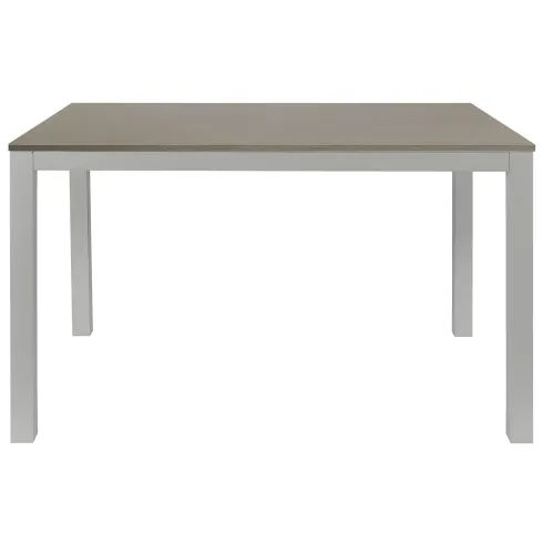 Tavolo Allungabile Pranzo Rettangolare 120x80 Alluminio Larice Grigio