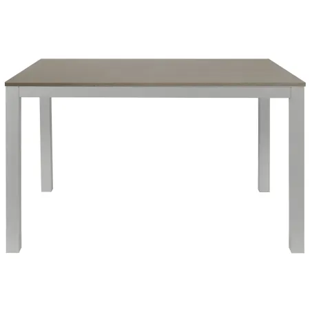 Tavolo Allungabile Pranzo Rettangolare 120x80 Alluminio Larice Grigio
