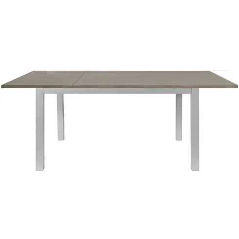 Tavolo Allungabile Pranzo Rettangolare 120x80 Alluminio Larice Grigio