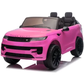 Auto Elettrica per Bambini Range Rover 24V 2 Posti Rosa Telecomando