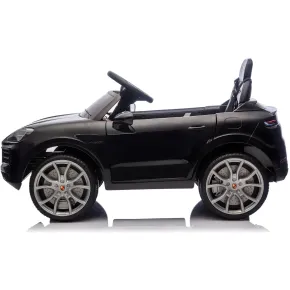 Auto Elettrica per Bambini Porsche Cayenne 12V Nero con Telecomando 2