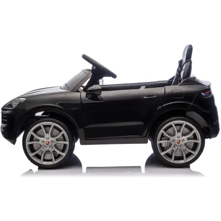 Auto Elettrica per Bambini Porsche Cayenne 12V Nero con Telecomando