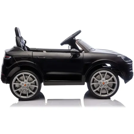 Auto Elettrica per Bambini Porsche Cayenne 12V Nero con Telecomando