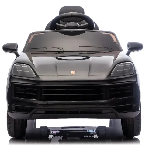 Auto Elettrica per Bambini Porsche Cayenne 12V Nero con Telecomando