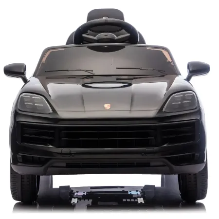 Auto Elettrica per Bambini Porsche Cayenne 12V Nero con Telecomando