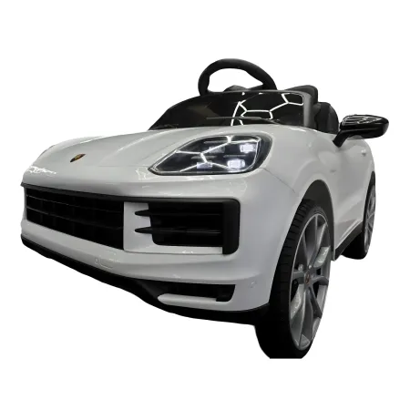 Auto Elettrica per Bambini Porsche Cayenne 12V Bianco Telecomando