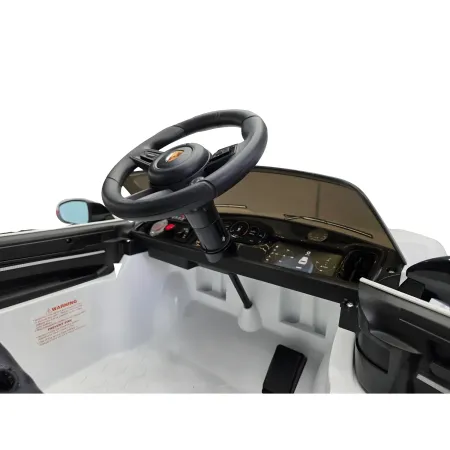 Auto Elettrica per Bambini Porsche Cayenne 12V Bianco Telecomando