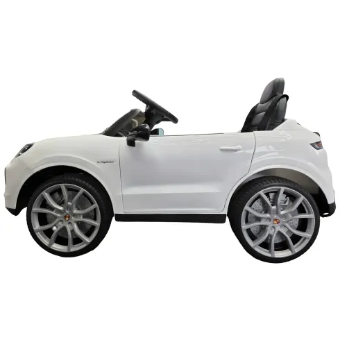 Auto Elettrica per Bambini Porsche Cayenne 12V Bianco Telecomando