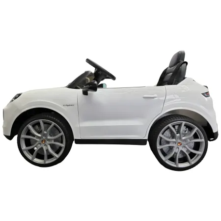 Auto Elettrica per Bambini Porsche Cayenne 12V Bianco Telecomando