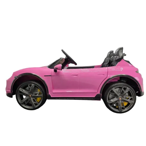 Auto Elettrica per Bambini Porsche Taycan 24V 2 Posti Rosa Bluetooth