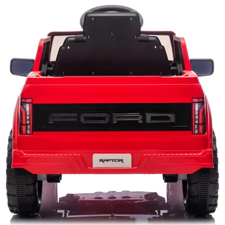 Auto Elettrica per Bambini Ford Raptor 12V Rosso Telecomando LED