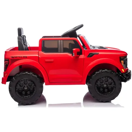 Auto Elettrica per Bambini Ford Raptor 12V Rosso Telecomando LED