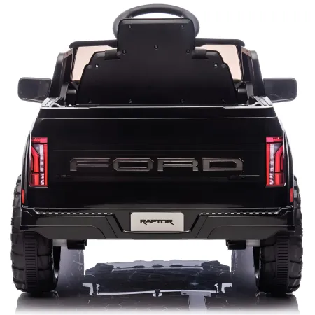 Auto Elettrica per Bambini Ford Raptor 12V Nero Telecomando LED