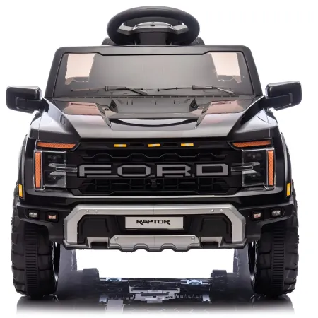 Auto Elettrica per Bambini Ford Raptor 12V Nero Telecomando LED