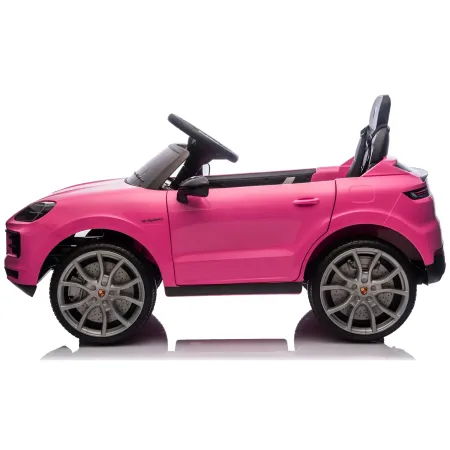 Auto Elettrica per Bambini Porsche Cayenne 12V Rosa Telecomando