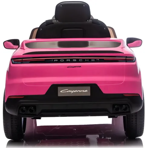 Auto Elettrica per Bambini Porsche Cayenne 12V Rosa Telecomando