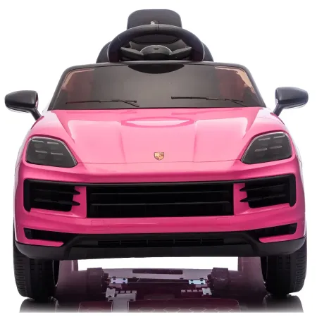 Auto Elettrica per Bambini Porsche Cayenne 12V Rosa Telecomando