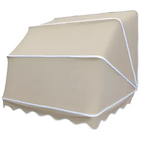Tenda da Sole a Cappottina 120x100 cm Beige da Esterno Impermeabile