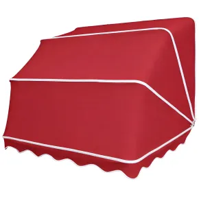 Tenda da Sole Cappottina 120x100 cm Rosso Ferrara Esterno Impermeabile
