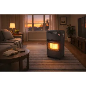 Stufa a Gas Infrarossi DCG 4200W Vano Bombola 15kg Portatile con Ruote 2