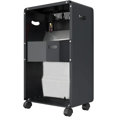Stufa a Gas Infrarossi DCG 4200W Vano Bombola 15kg Portatile con Ruote
