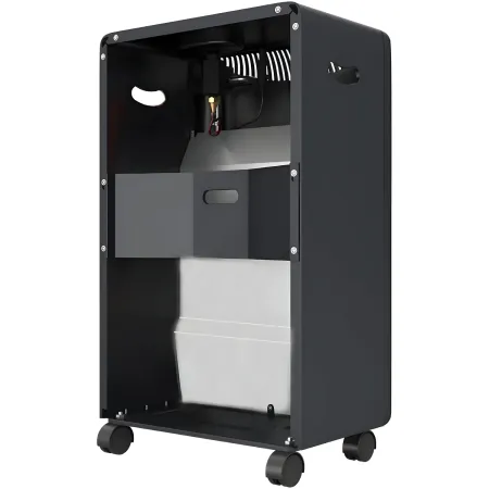 Stufa a Gas Infrarossi DCG 4200W Vano Bombola 15kg Portatile con Ruote