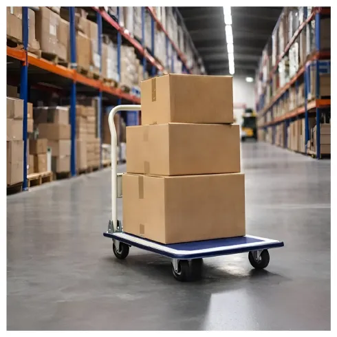 Carrello Trasporto a 4 Ruote Portatutto max 150 Kg