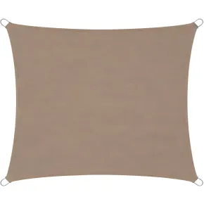 Telo Vela Ombreggiante 360x360 cm Tortora Quadrato da Esterno