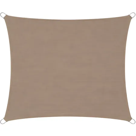 Telo Vela Ombreggiante 360x360 cm Tortora Quadrato da Esterno