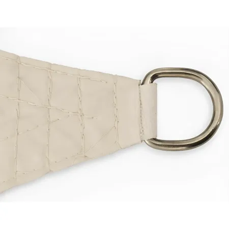 Vela Ombreggiante Idrorepellente 360x360 cm Beige Quadrato da Esterno