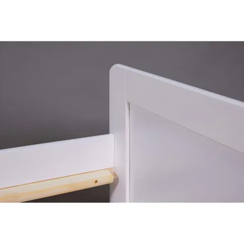 2 Letti Singoli 90x200 Bianco Cameretta Secondo Estraibile | BricoShop24