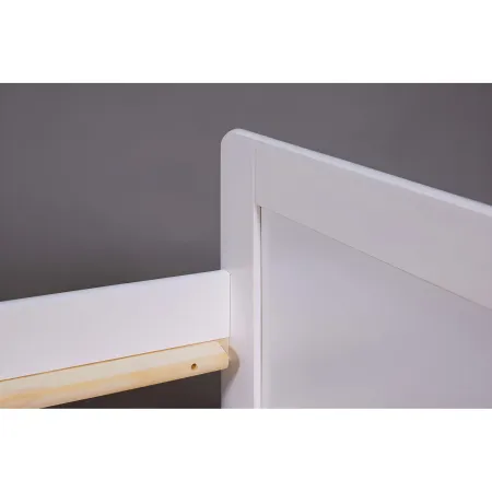 2 Letti Singoli 90x200 Bianco Cameretta Secondo Estraibile | BricoShop24