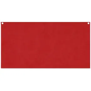 Telo Antisguardo Balcone 75x500 cm Rosso Ferrara Occhielli Alluminio
