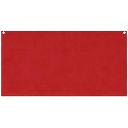 Telo Antisguardo Balcone 75x500 cm Rosso Ferrara Occhielli Alluminio