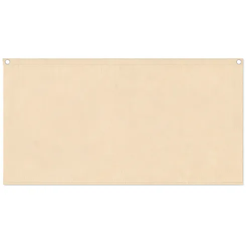 Telo Antisguardo Balcone 75x500 cm Beige PVC Occhielli Alluminio
