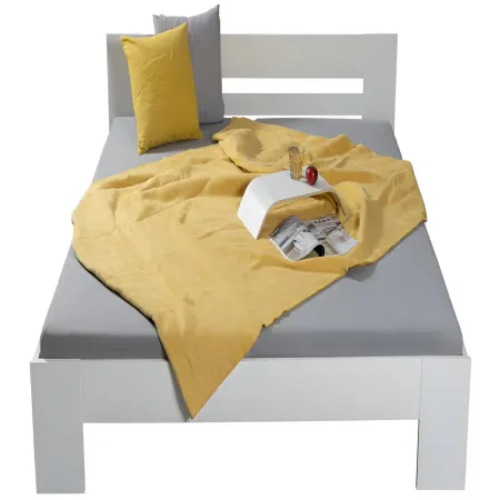 Struttura Letto Singolo 90x200 senza Doghe Bianco