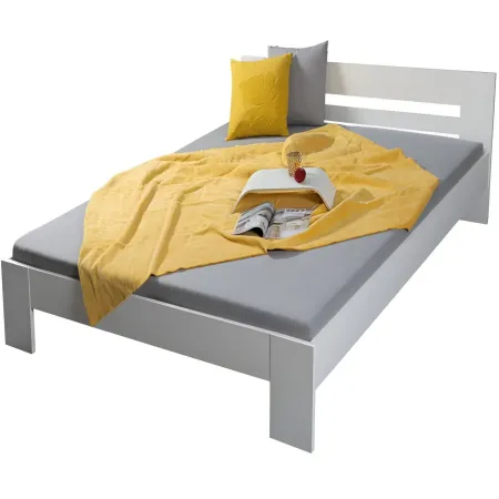 Struttura Letto Singolo 90x200 senza Doghe Bianco
