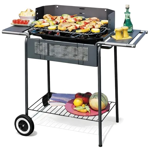 Giardino Barbecue Carbonella Legna Carbone Carrello Griglia Grigliata Terrazzo
