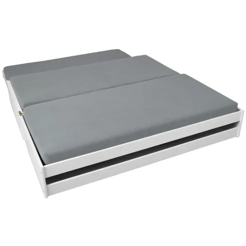 Divano Letto 90x200 3 Letti Singoli a Doghe Matrimoniale Estraibile Cameretta | BricoShop24