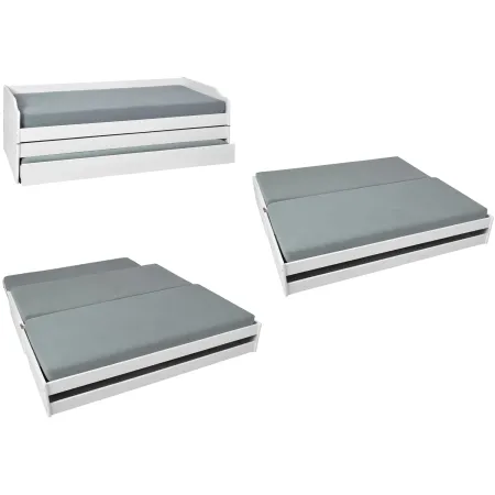 Divano Letto 90x200 3 Letti Singoli a Doghe Matrimoniale Estraibile Cameretta | BricoShop24