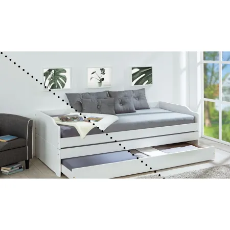 Divano Letto 90x200 3 Letti Singoli a Doghe Matrimoniale Estraibile Cameretta | BricoShop24