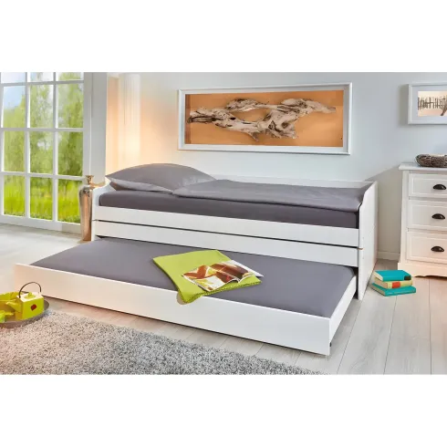 Divano Letto 90x200 3 Letti Singoli a Doghe Matrimoniale Estraibile Cameretta | BricoShop24