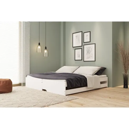 Divano Letto 90x200 3 Letti Singoli a Doghe Matrimoniale Estraibile Cameretta | BricoShop24