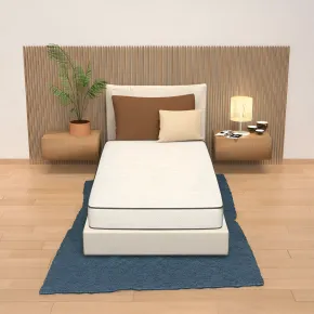 Materasso Waterfoam Singolo 90x190 cm h18 cm Ortopedico Traspirante 2