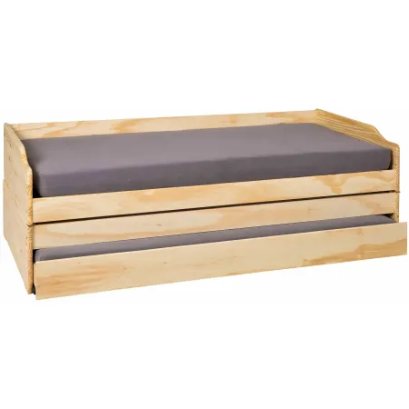 Divano Letto 90x200 3 Letti Singoli Posti una Matrimoniale Estraibile Cameretta | BricoShop24